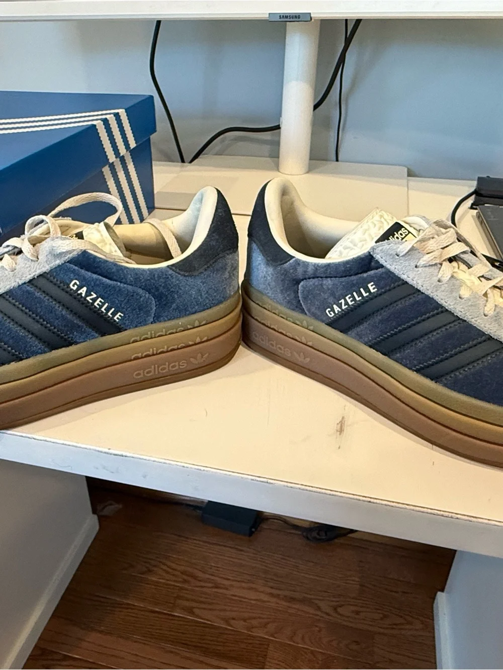 adidas Gazelle Bold JQ5144 (Preloved Ink Velvet) - Women’s Size US 7.5